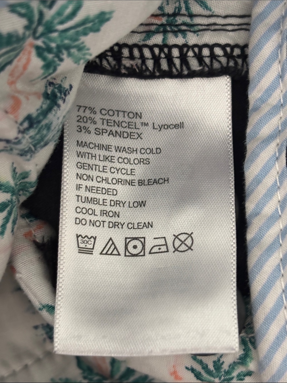Tommy Bahama Black Soft Twill Cotton Lyocell Women's Casual Chino Shorts Size 4 - Picture 13 of 16